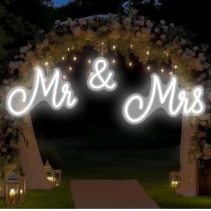 "MRS & MRS" Led  Light-Up