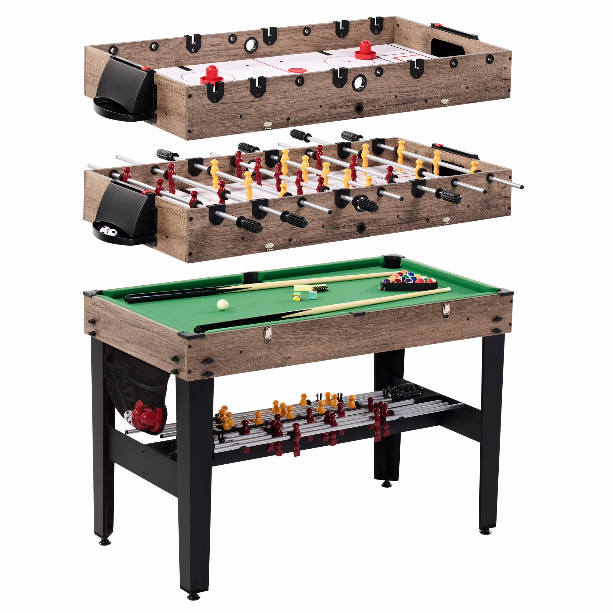 Billards Air/Hockey/Foosball Combo