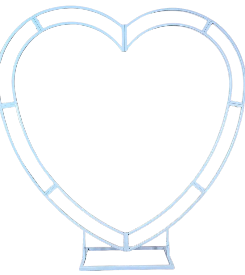 Heart Shaped Metal Arch (Frame Only) - Image 2