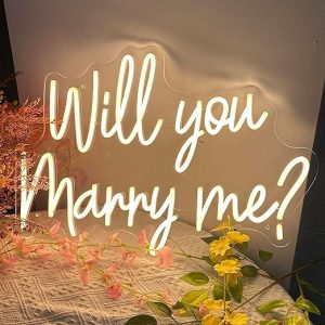 Will You Marry Me Neon Sign