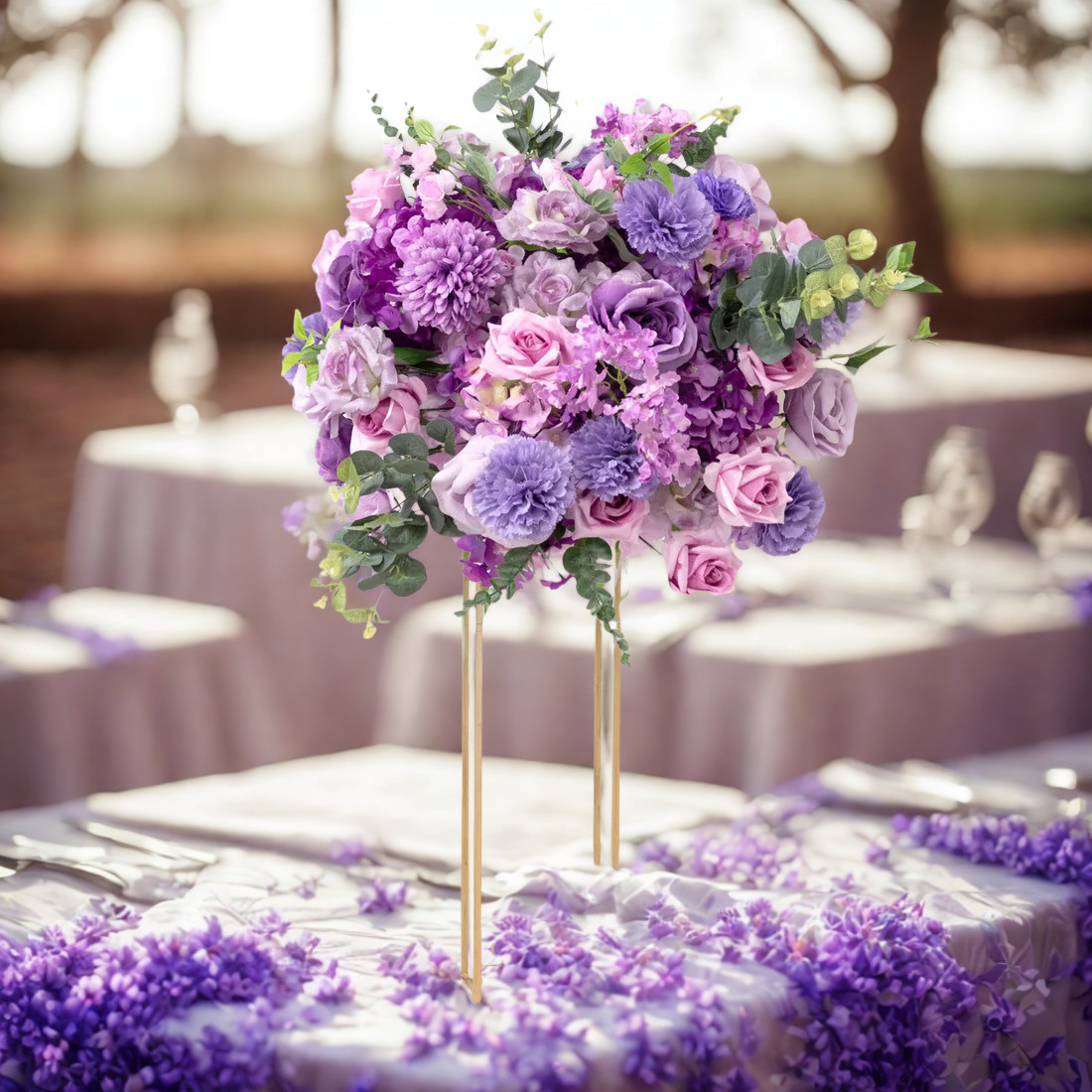 Purple Luxury Center Piece - Image 2